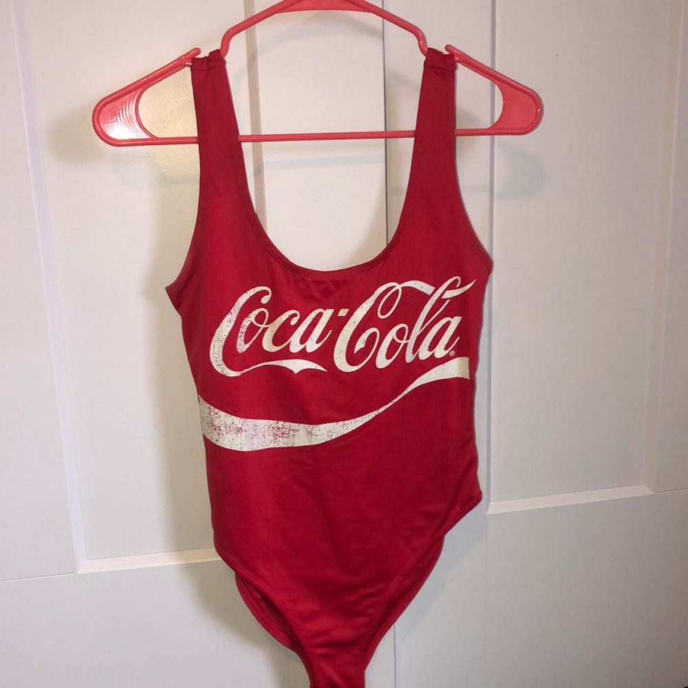 Red Coca-Cola Bodysuit - Picture 3 of 4